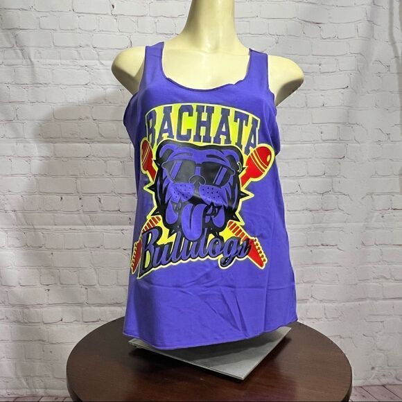 ZUMBA Rythms Bachata Bull Dog Tank nwt available in M,L, XL - Picture 1 of 7